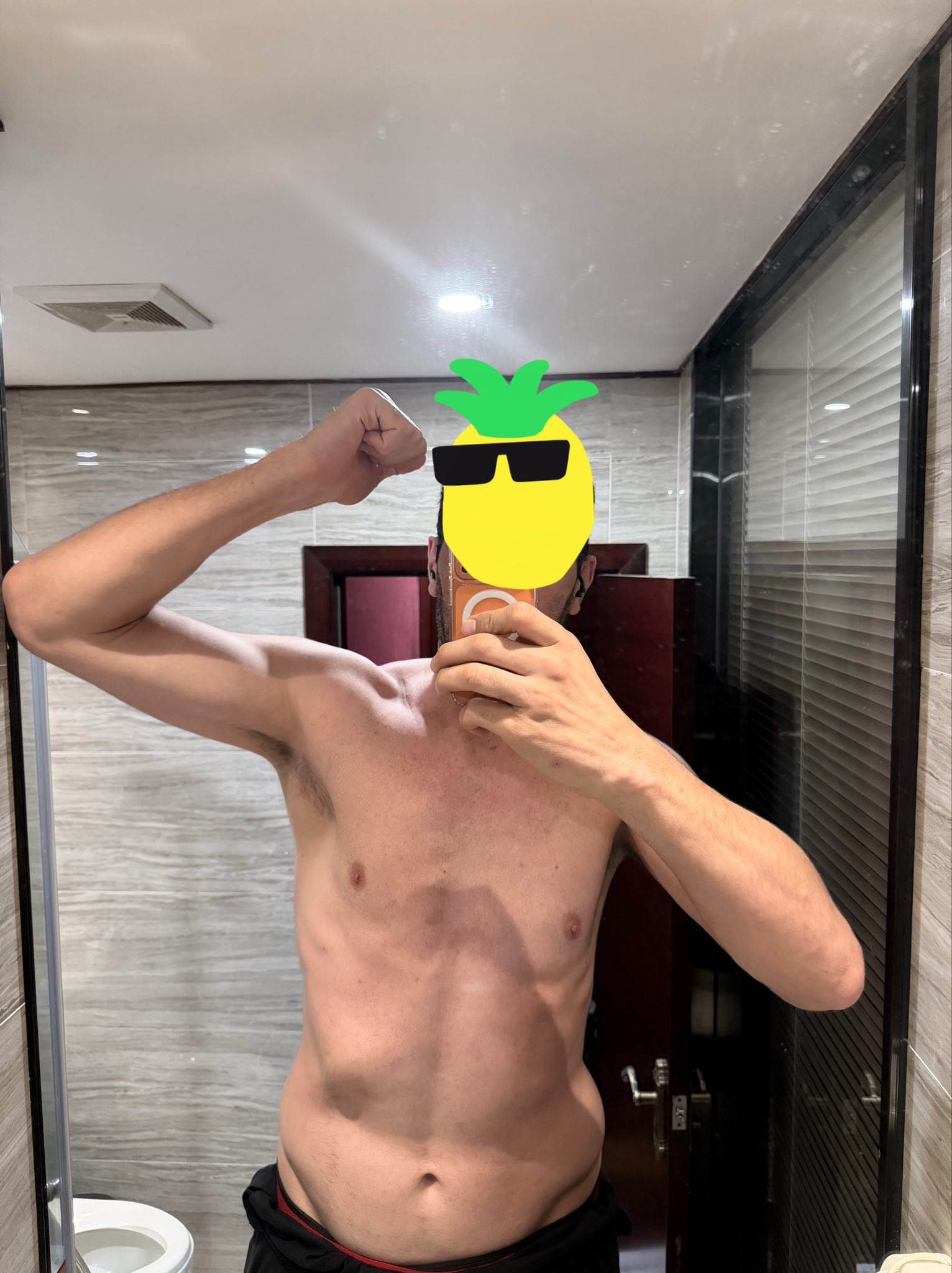 Worship my armpit, if you reach! 
