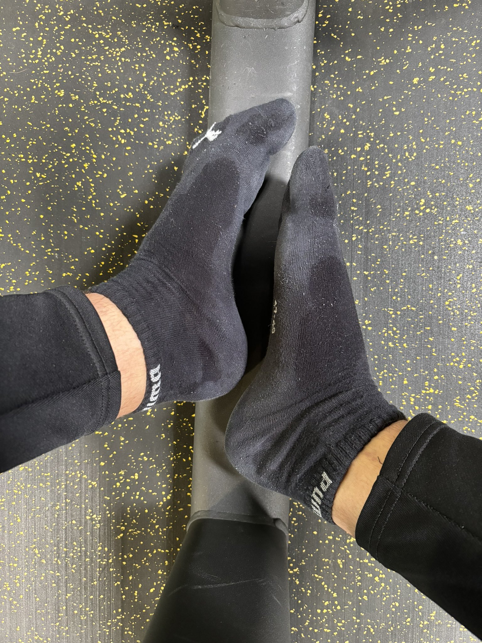 sweat soaked gym socks 