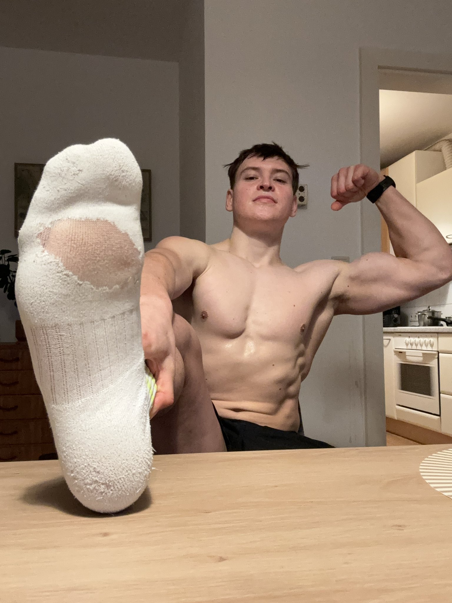my huge feet are destroying my socks and your bankaccount🤑 