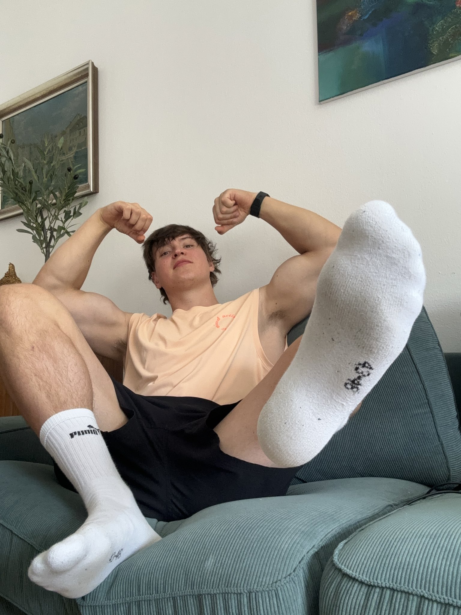 what do you prefer... sniffing socks or... check my next post😈 