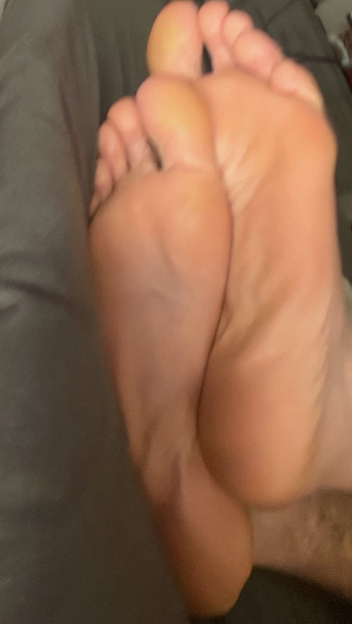 Is this what you dream of being in front of while I’m knocked out? Pathetic. Better take your chances before I wake up… #hugefeet #bigfeet #bigmalefeet 