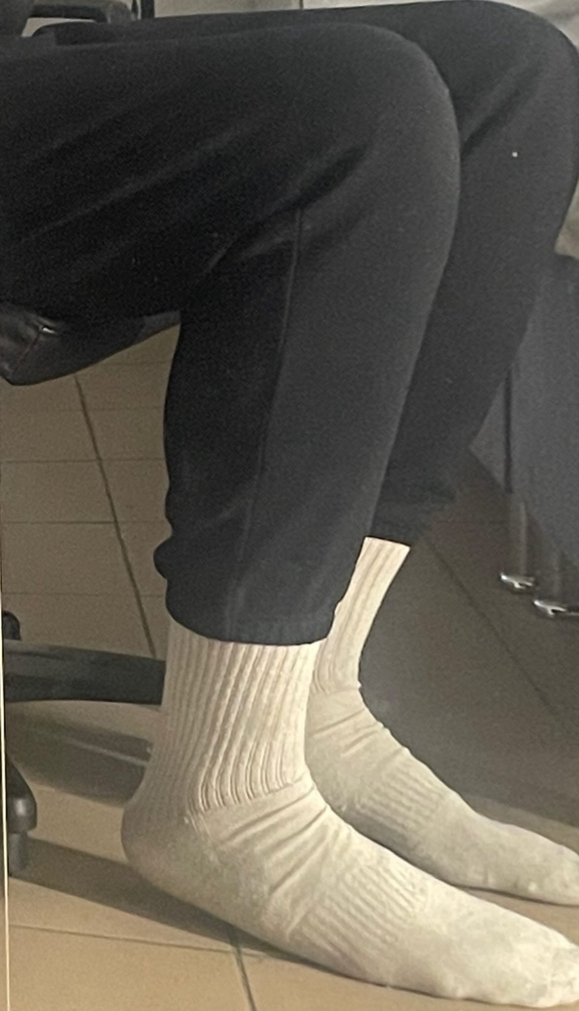 No sock ever fits my giant feet right. They’re always overstretched or too short no matter how big I buy em. 