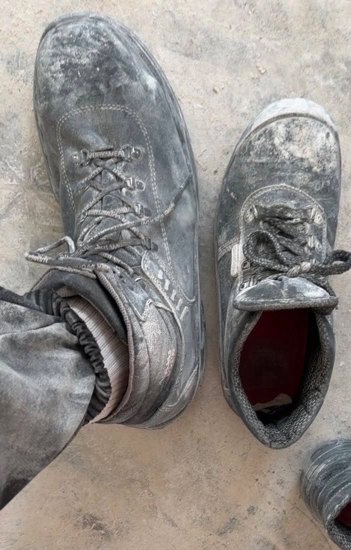 look how tiny even “big” 13s look next to my size 22 boots. They’re still kinda tight on my toes tho :/ 