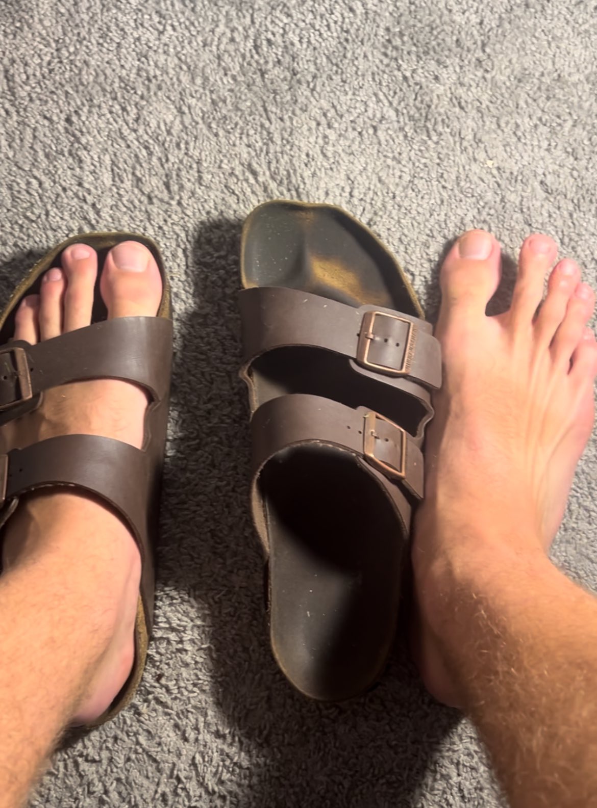 My birks are so filthy, which one of you is going to be the first one to clean them? 