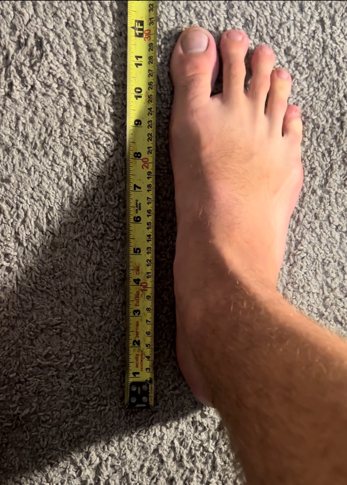 Is it weird that my foot is longer than a foot? Get in my DMs and worship my big feet. 