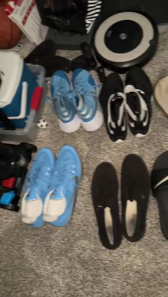 8 pairs of used Size 18 basketball shoes, vans, dress shoes, slides & more 🦶  Please send me a message on here if you are interested in buying any of these 💙