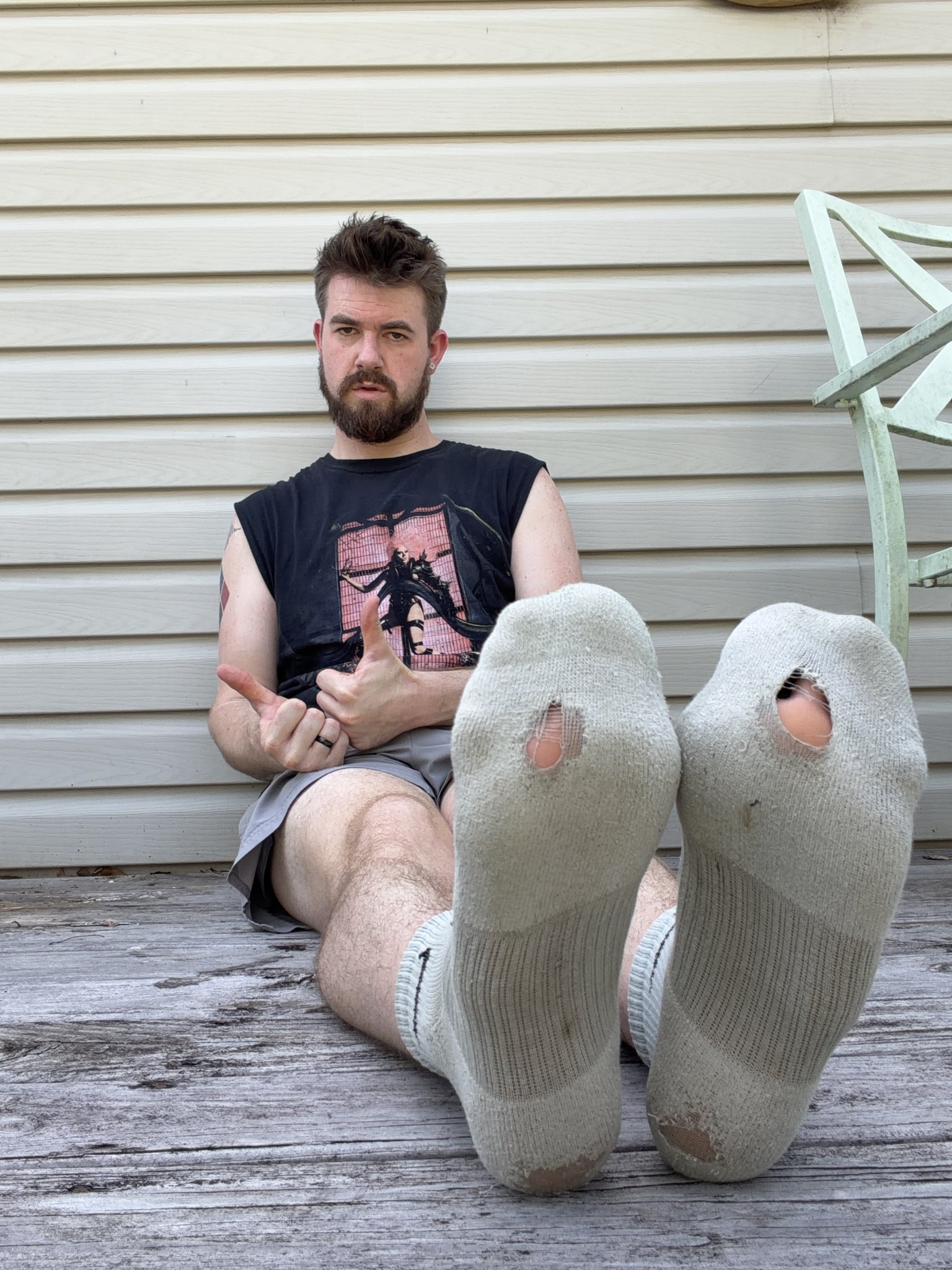 Do you think I need new socks? 🧦