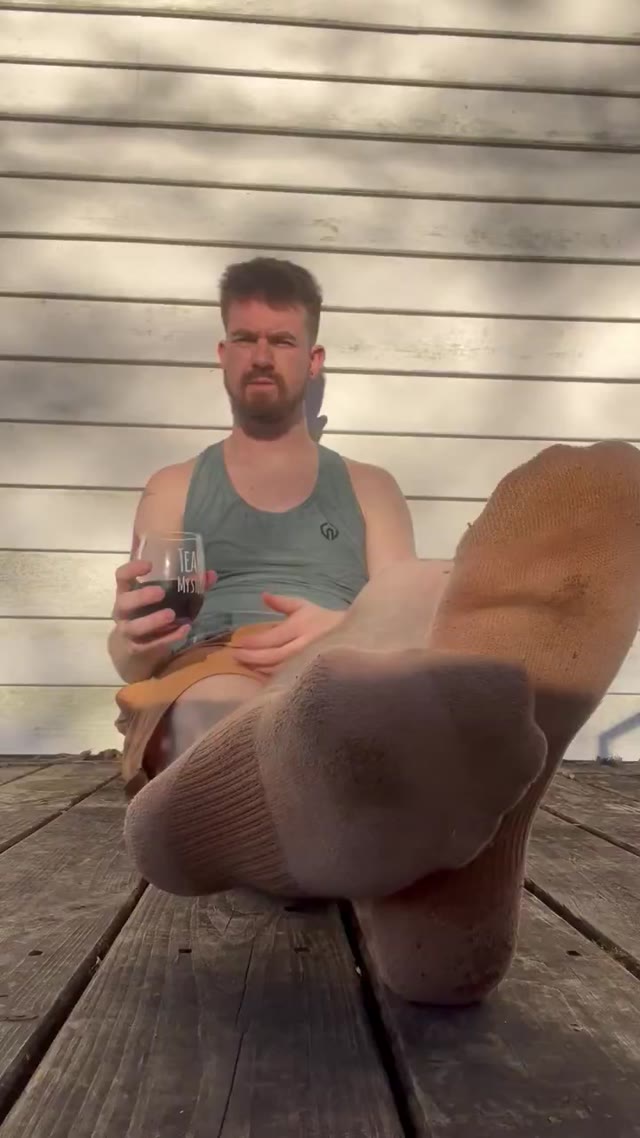 Wine for me, lint and humiliation for you. Stare at my socks, swallow your pride, then pay for another sip.  #malefeet #socks #findom #paypigprotocol #walletworship #feetworship #sockfetish #losertraining